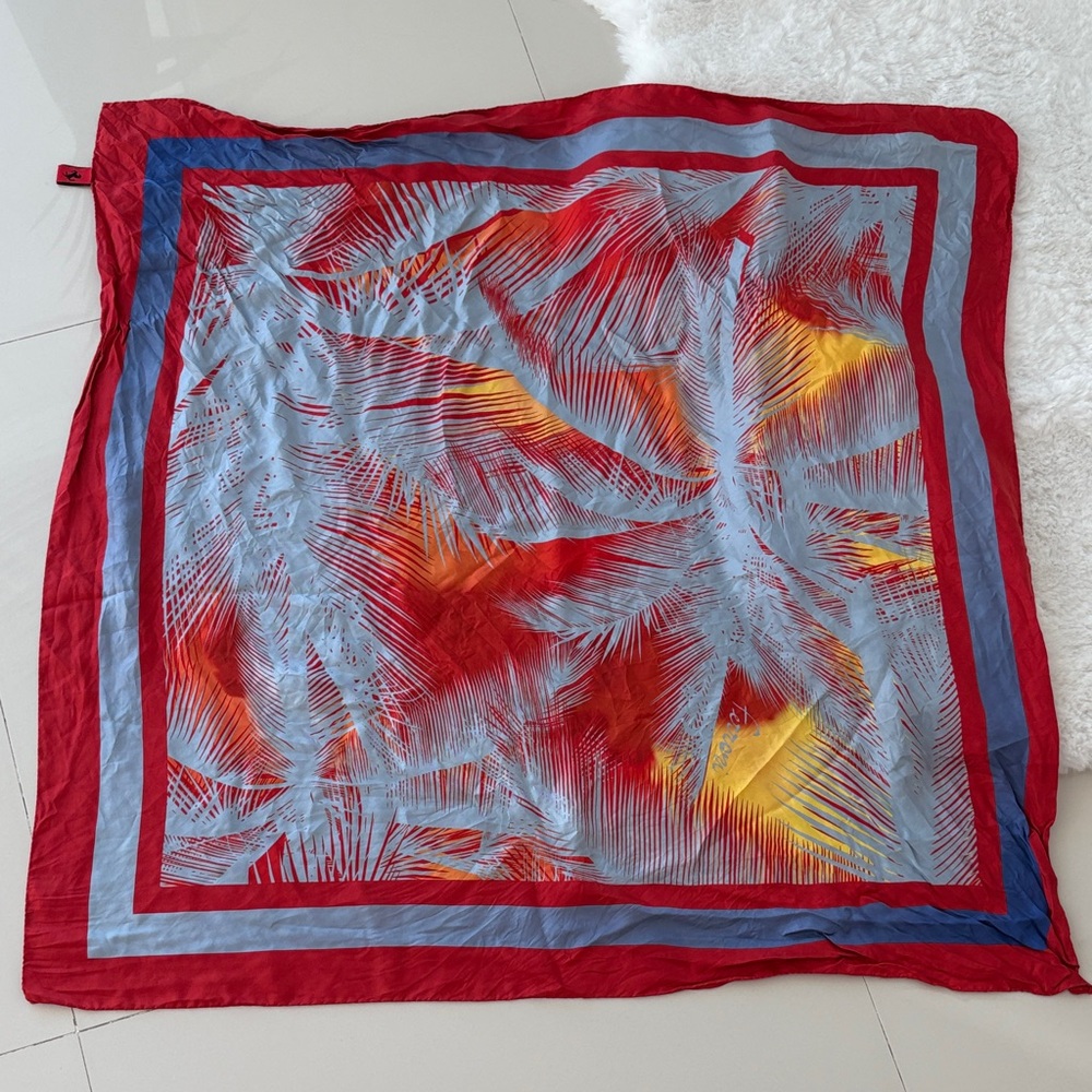 Ferrari Roma Patterned Scarf